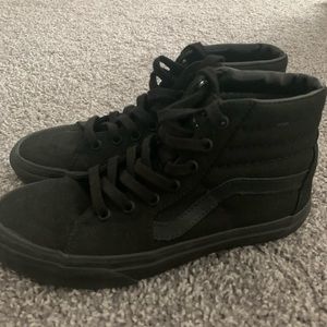 Brand new high top black vans.